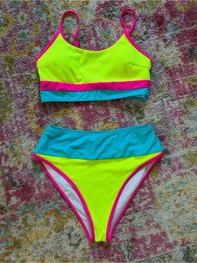 Popvil High-Waist Bikini Set